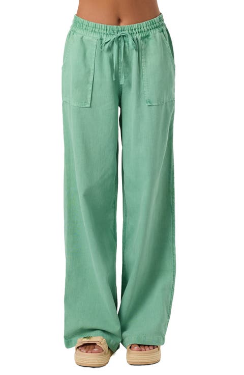 Sevie 2 Drawstring Cotton Twill Pants