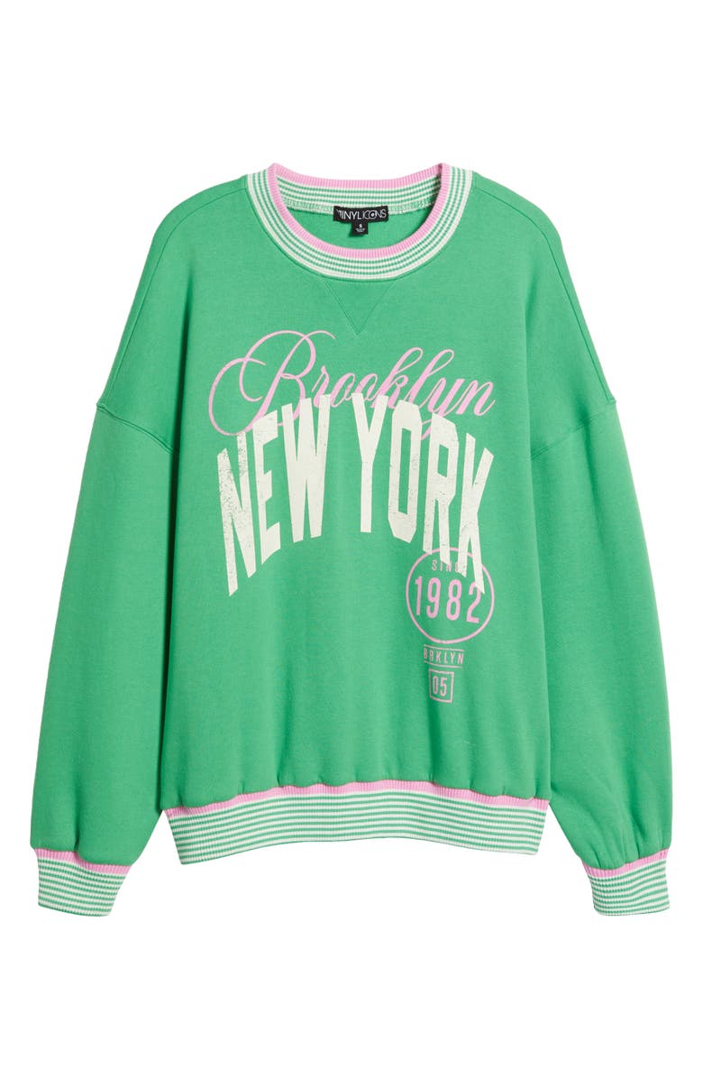 Vinyl Icons Brooklyn Graphic Sweatshirt, Alternate, color, 