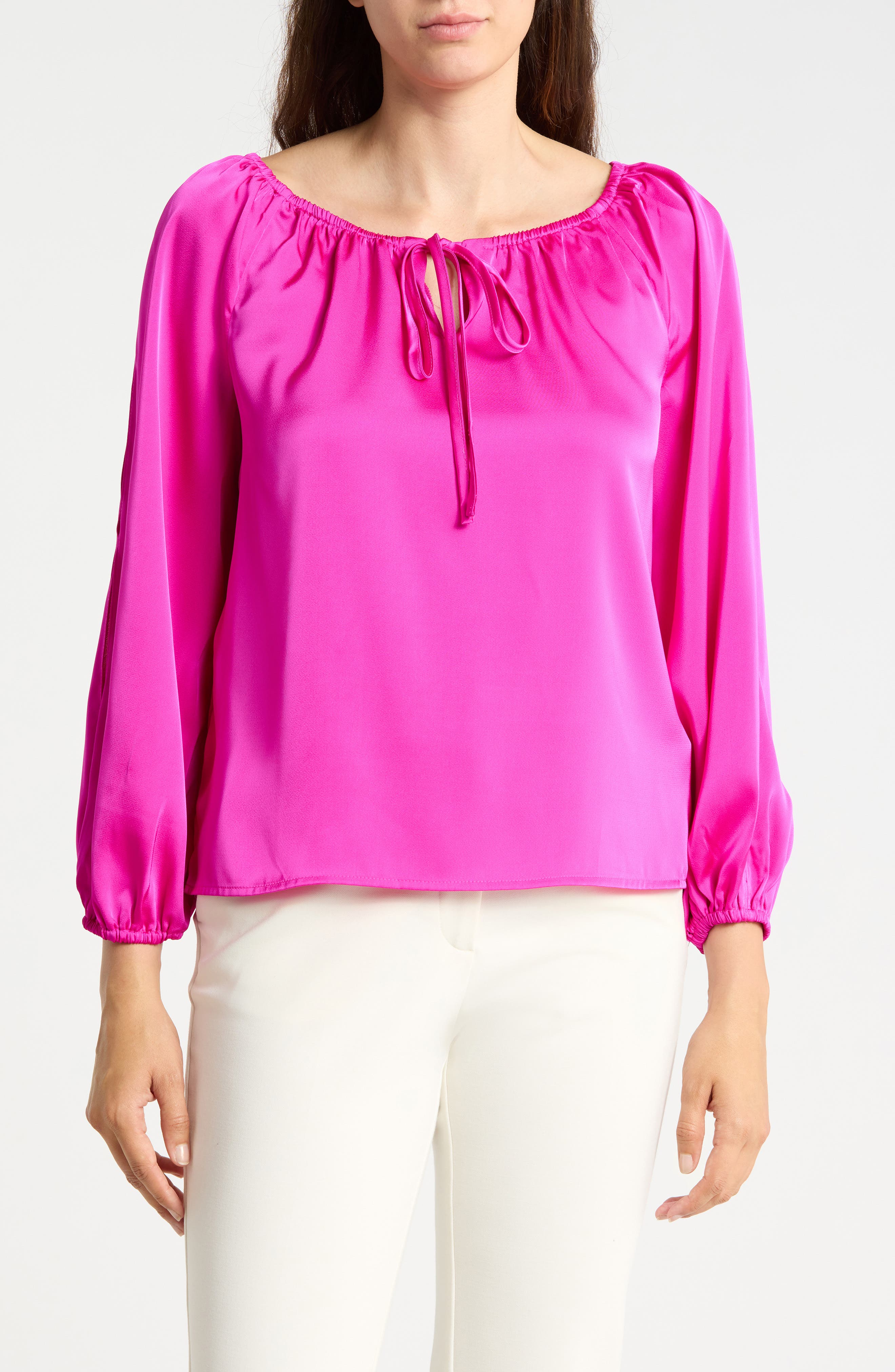 Off the Shoulder Long Sleeve Top
