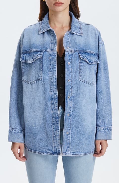Oversize Denim Shirt Jacket