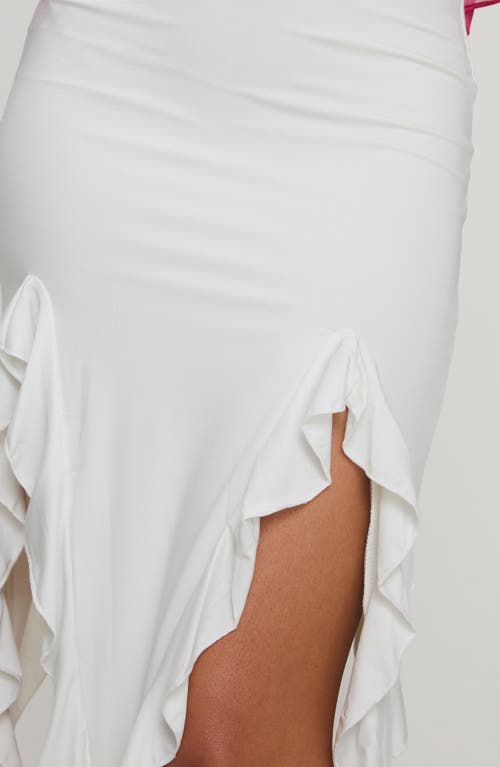 Princess Polly Peachey Asymmetric Ruffle Skirt