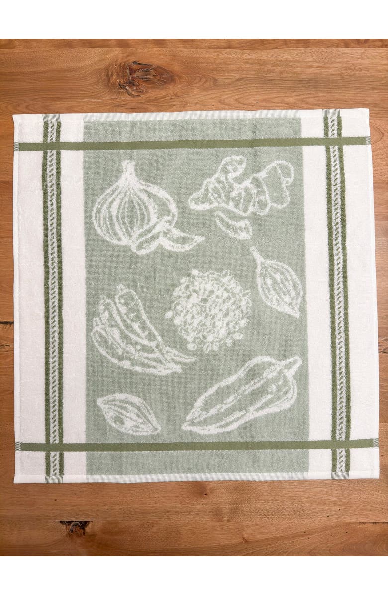 Anaya Epicurean Delights Kitchen Towels - Set of 2, Alternate, color, Mushroom Red