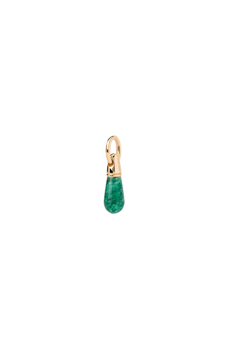 PDPAOLA Gemstone Drop Pendant, Main, color, Green Aventurine