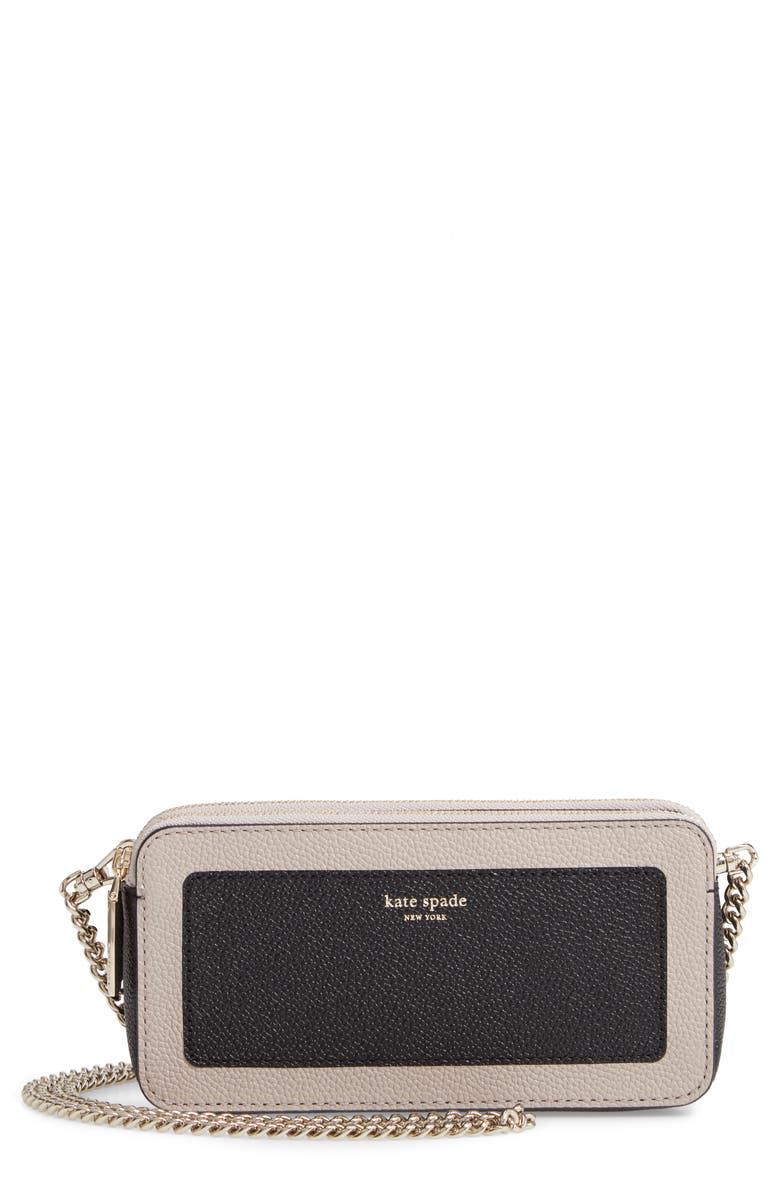 Kate Spade New York margaux - double zip mini crossbody bag, Main, color,