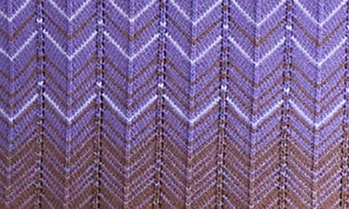 Misook Ombré Pointelle Sweater In Purple