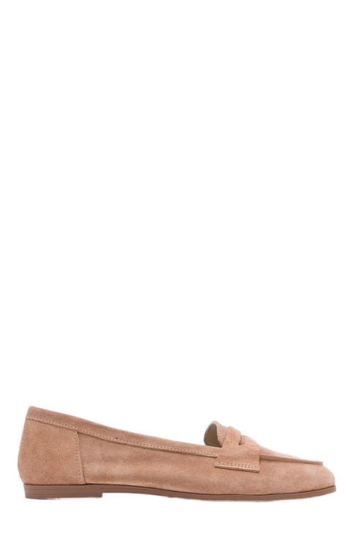 Forever & Always Shoes Dorothy Leather Loafer in Camel Suede Leather at Nordstrom, Size 8.5