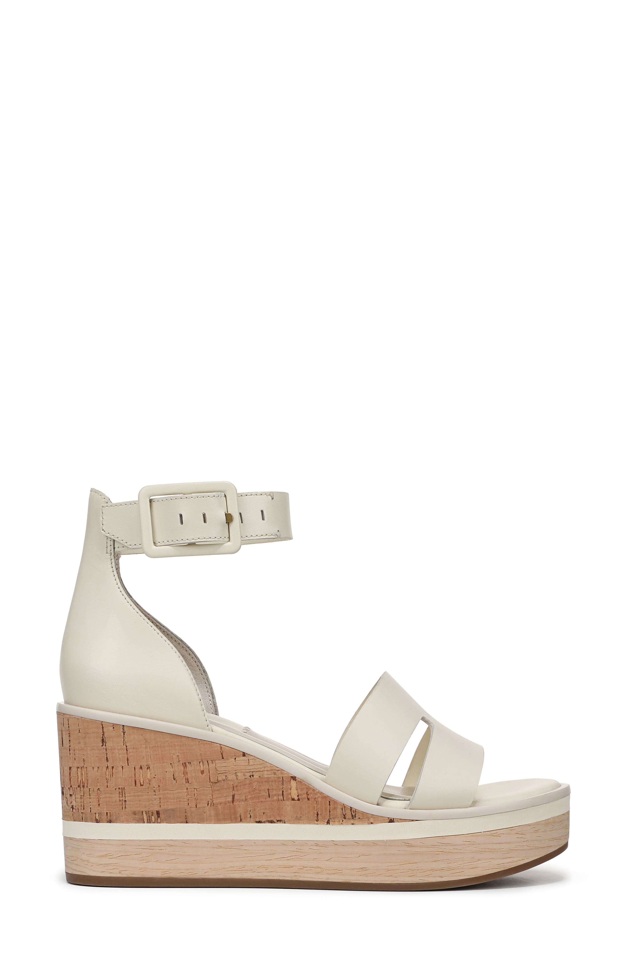 Madaya Platform Wedge Sandal, Alternate, color, MARSHMALLOW WHITE