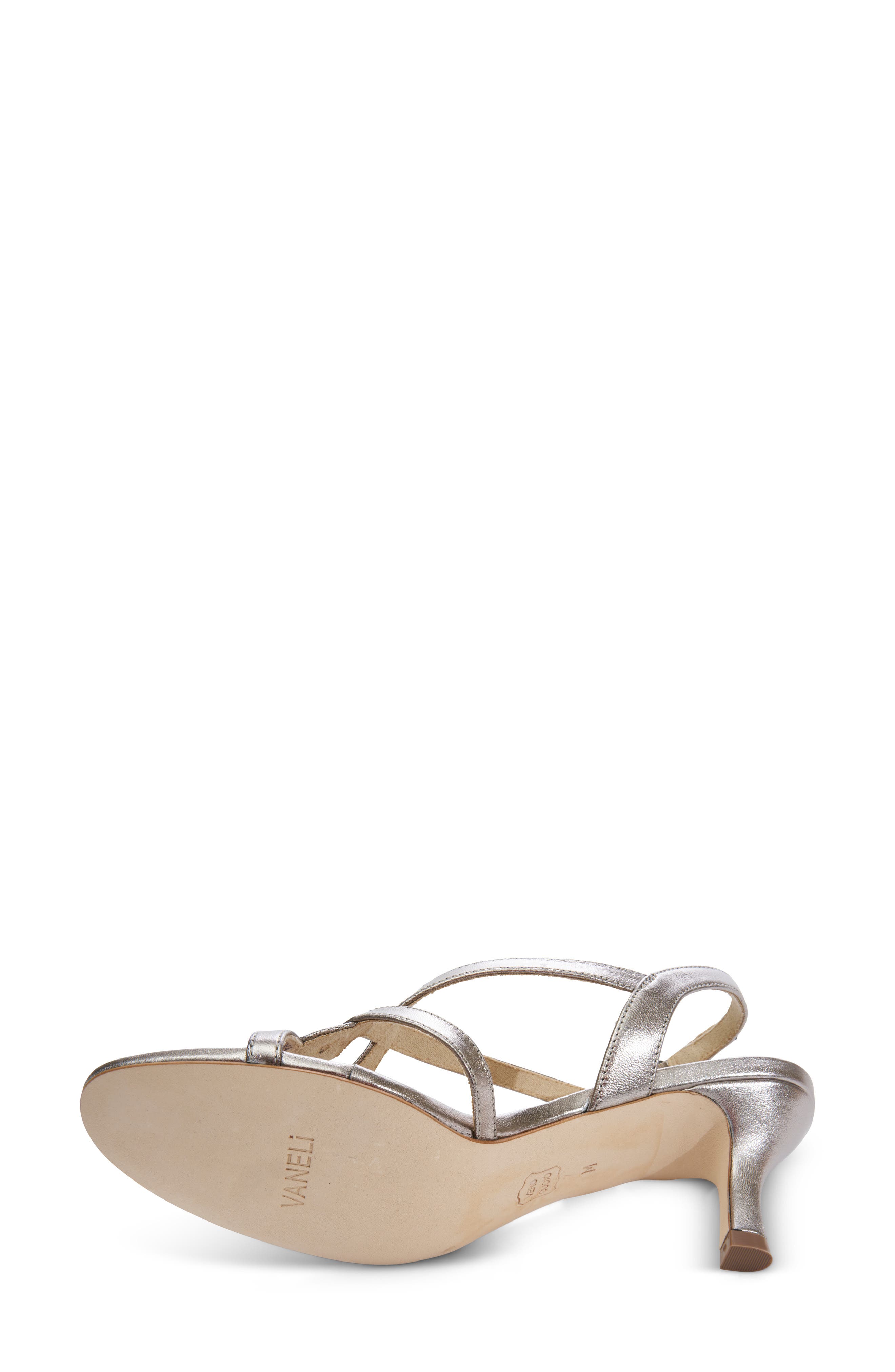 VANELi Monde Strappy Sandal, Alternate, color, Pewter