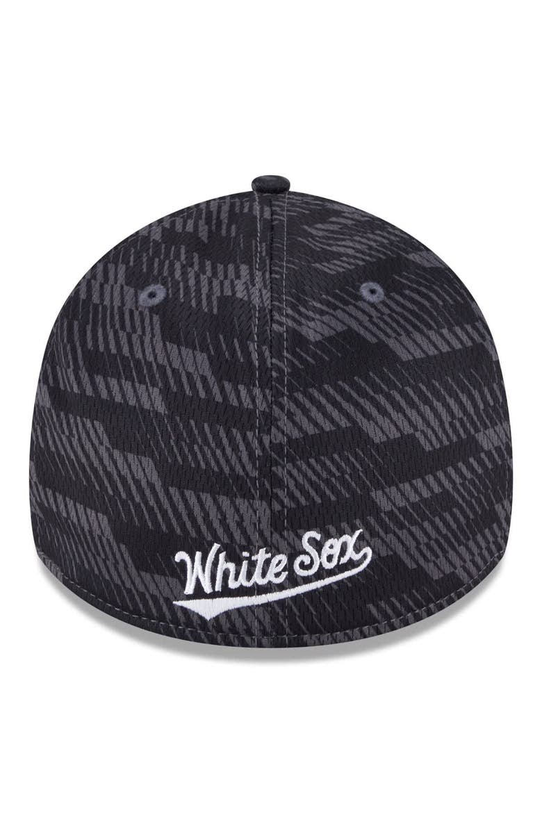 New Era Men's New Era Black Chicago White Sox 2025 MLB Clubhouse 39THIRTY Flex Hat, Alternate, color, Black