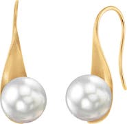 The Pearl Source White South Sea Pearl Gaby Earrings