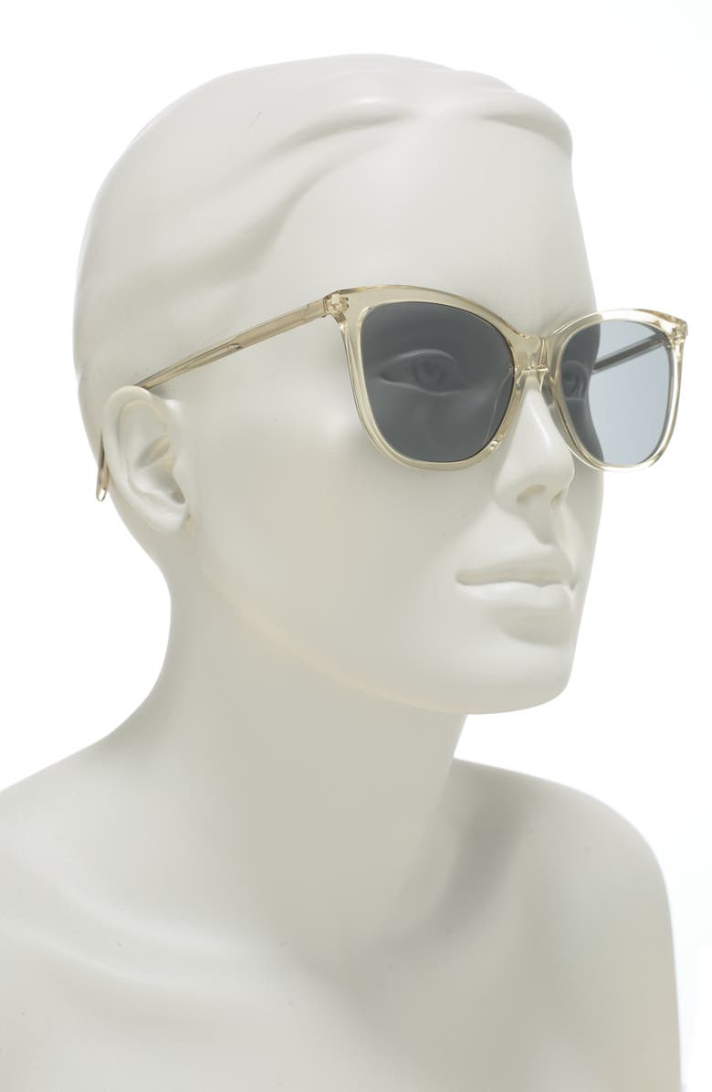 Saint Laurent 55mm Cat Eye Sunglasses, Alternate, color,