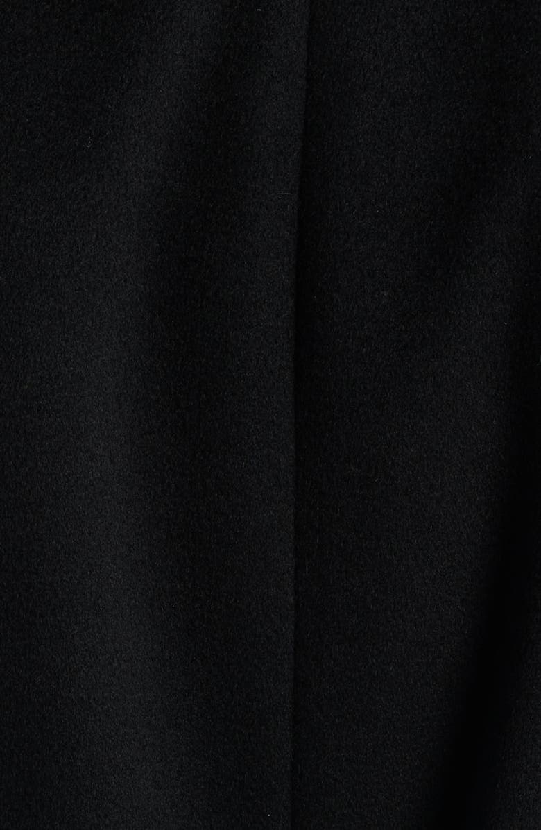 Fleurette Inez Loro Piana Wool & Cashmere Coat, Alternate, color, Black