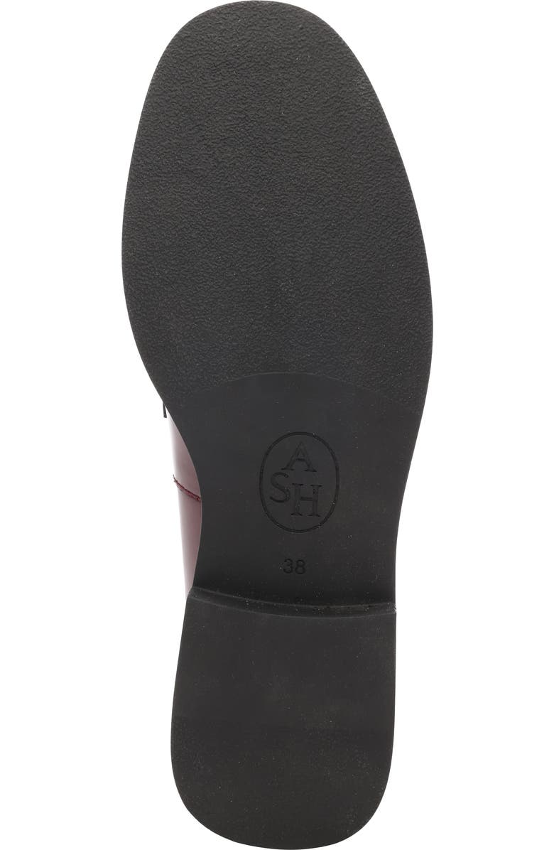 Ash Whisper Stud Penny Loafer, Alternate, color, Syrah