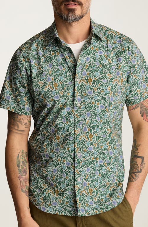 Bonobos Riviera Slim Fit Bouquet Print Short Sleeve Button-up Shirt