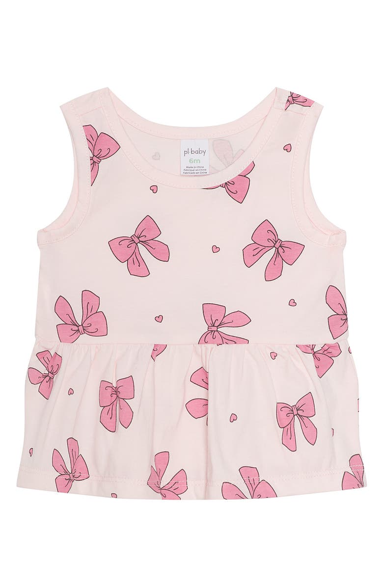 PL Baby by Petit Lem 5-Piece Bow Outfit Set, Alternate, color, Bows