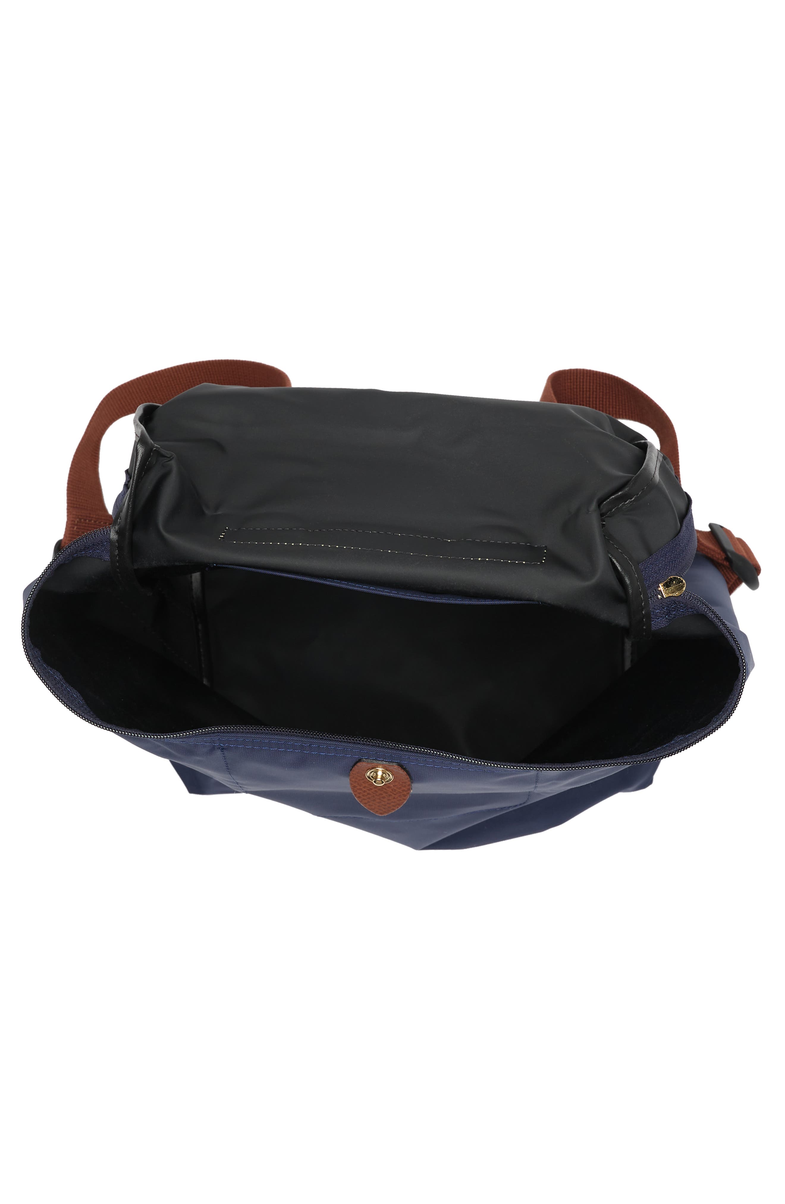 Large Le Pliage Backpack, Alternate, color, NAVY
