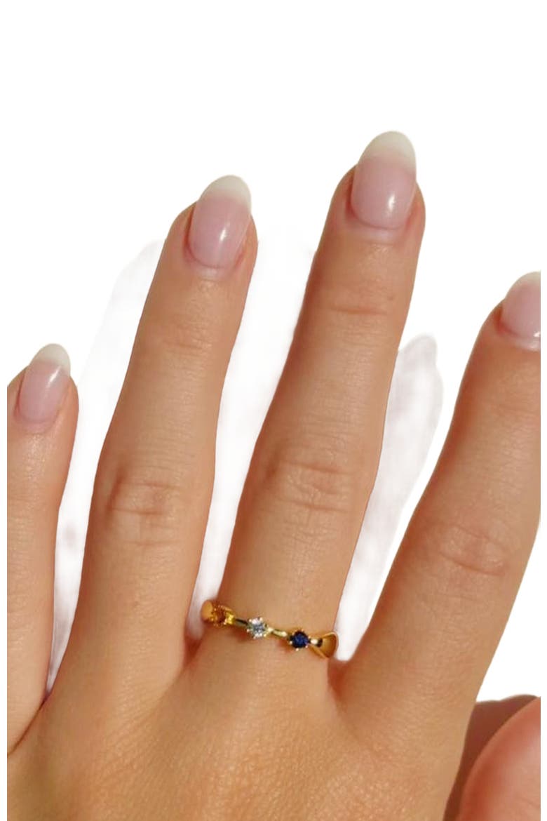 Elena Sapphire Accent Ring, Alternate, color, Multicolor Sapphires