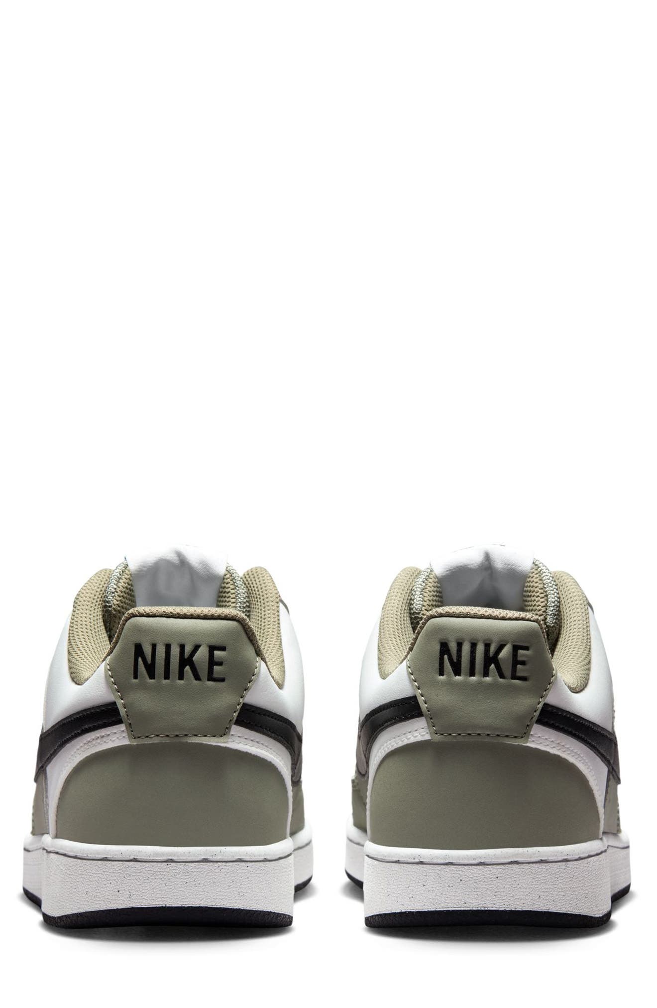 Nike Court Vision Low Sneaker, Alternate, color, Summit White/ Black