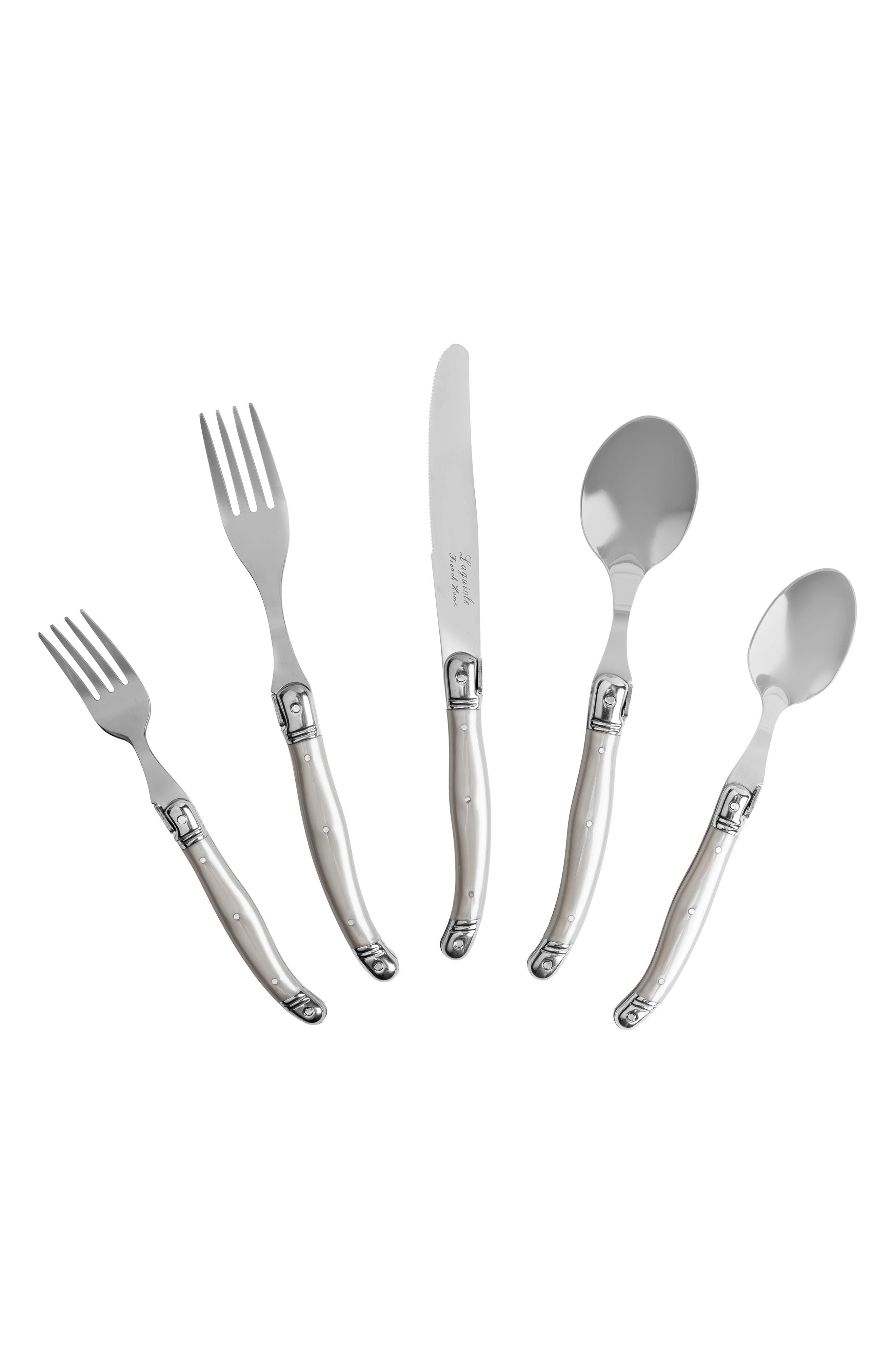 FRENCH HOME Laguiole 20-Piece Flatware Set