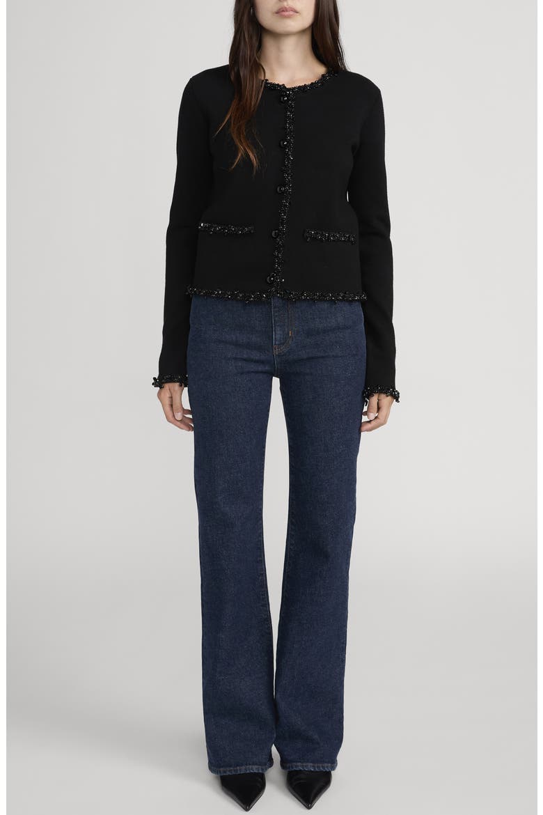The Pixie Arrow High Waist Bootcut Jeans, Alternate, color, TABOO