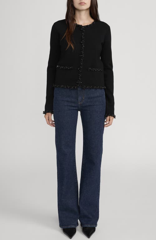 Frame The Pixie Arrow High Waist Bootcut Jeans In Blue