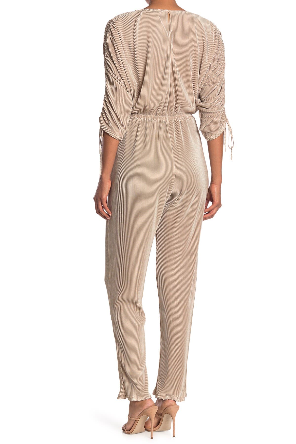 ONE ONE SIX Overlap Long Sleeve Jumpsuit (Women) | Nordstromrack