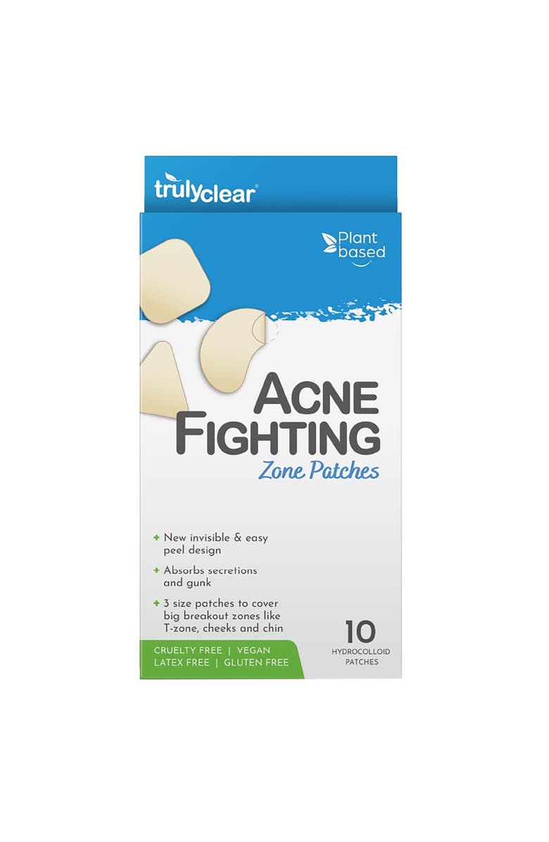 TRULY CLEAR Acne Zone Patches, 10 Count, 3 Sizes, Main, color, Multicolored