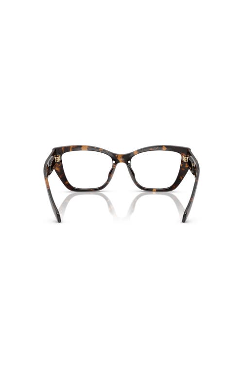 Michael Kors 52mm Square Optical Glasses In Brown
