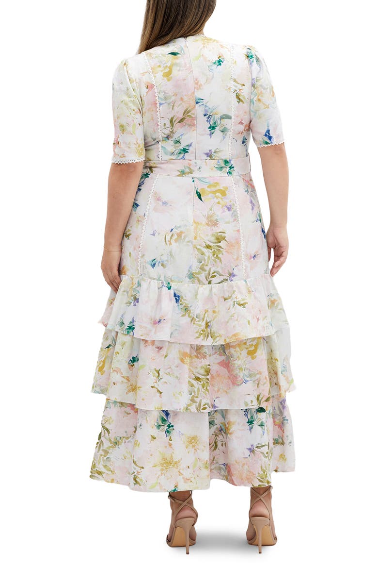 Garden of Love Tiered Maxi Dress, Alternate, color, GARDEN OF LOVE