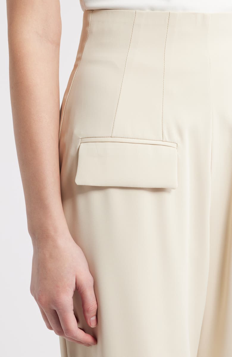 Odd Muse The Ultimate Muse High Waist Wide Leg Pants, Alternate, color, Oat