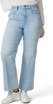 PAIGE Flaunt Iconic Curvy High Waist Ankle Flare Jeans