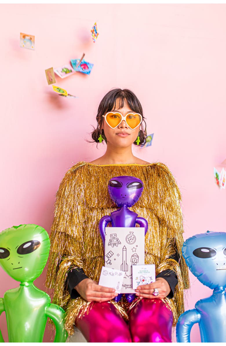 A Brighter Year Science & Space Adult Creative Coloring Mega Activity, Alternate, color, Multicolor