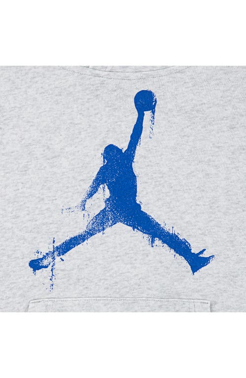 Jordan Big Boys Mj Motion, Versatility And Performance Pullover Hoodie In Gray