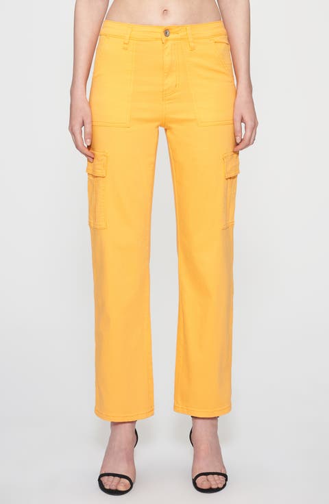 Angel High Waist Ankle Cargo Pants