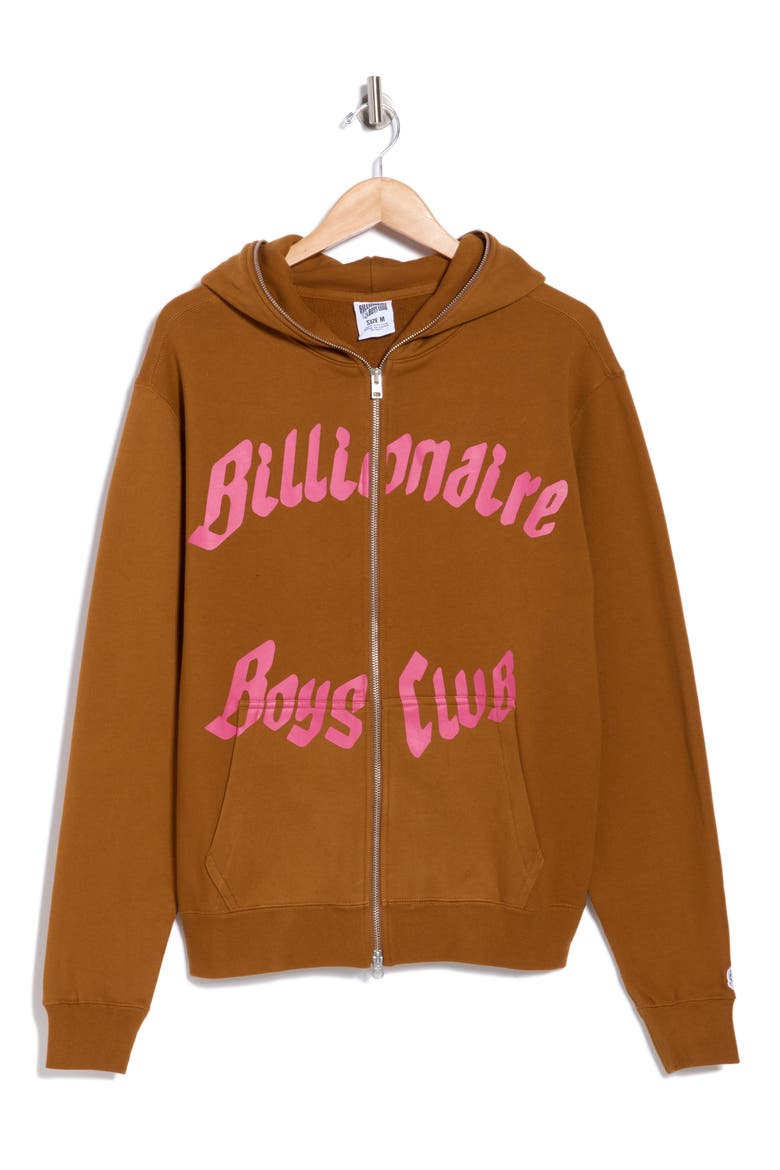 BB Karat Zip Up Hoodie, Alternate, color, MONK'S ROBE