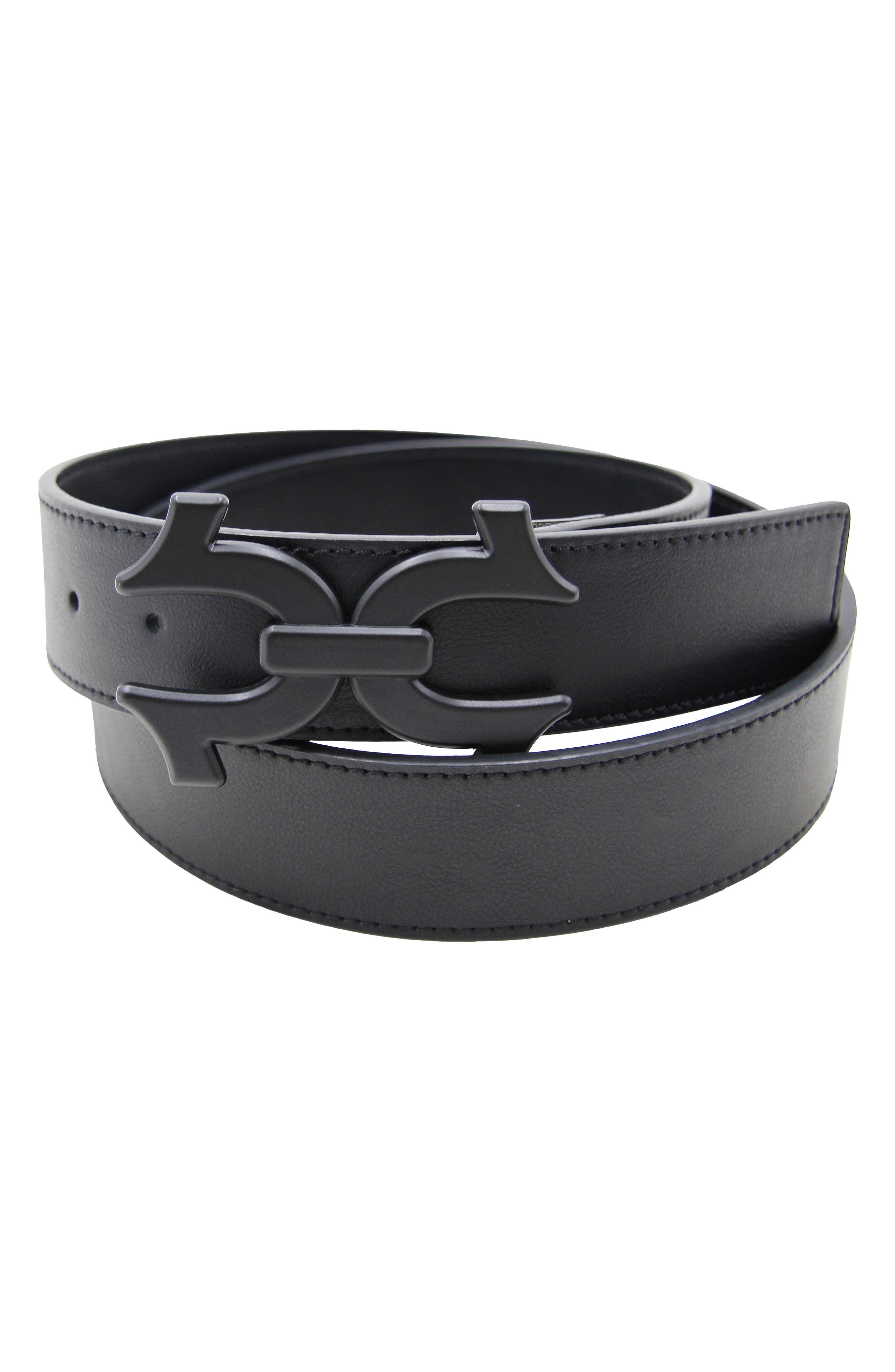 True Religion Agio Double Horseshoe Buckle Belt