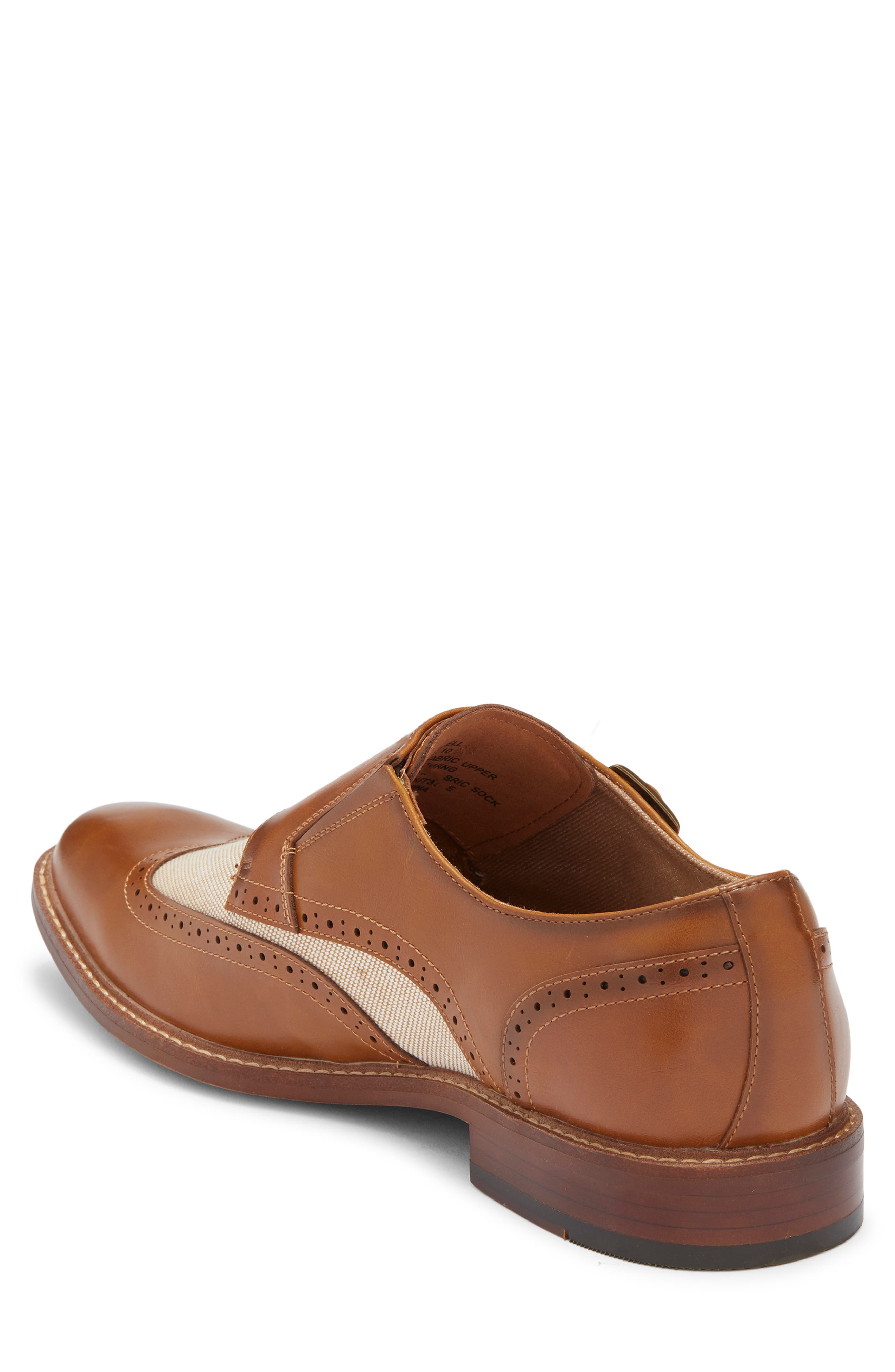 Steve Madden Karell Double Monk Strap Loafer, Alternate, color, Tan