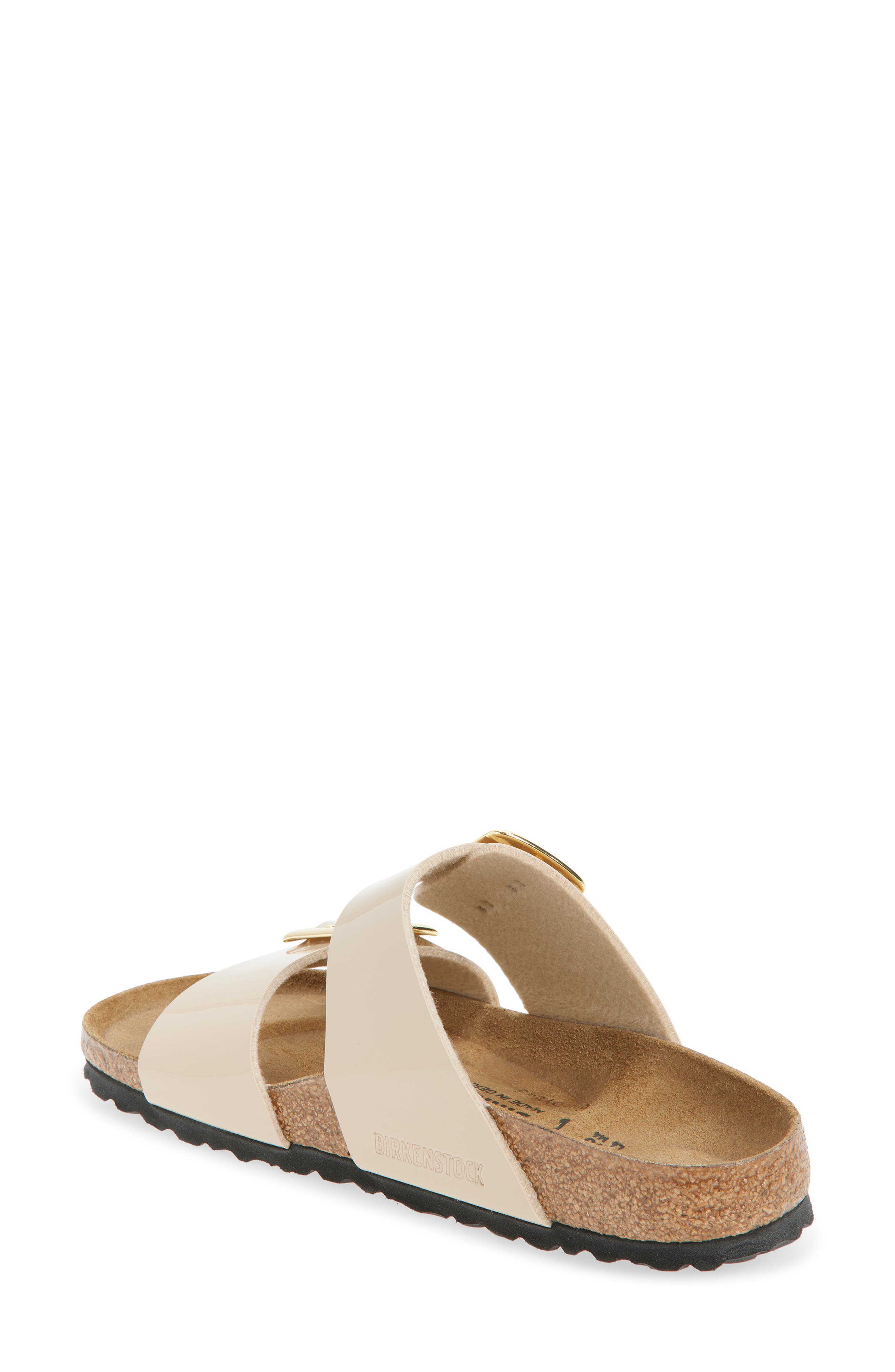 Birkenstock Sydney Luxe Slide Sandal, Alternate, color, Sand