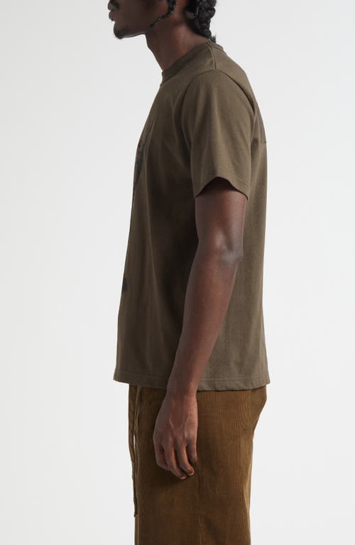 Sacai 'where The Wild Things Are' Graphic T-shirt In Brown