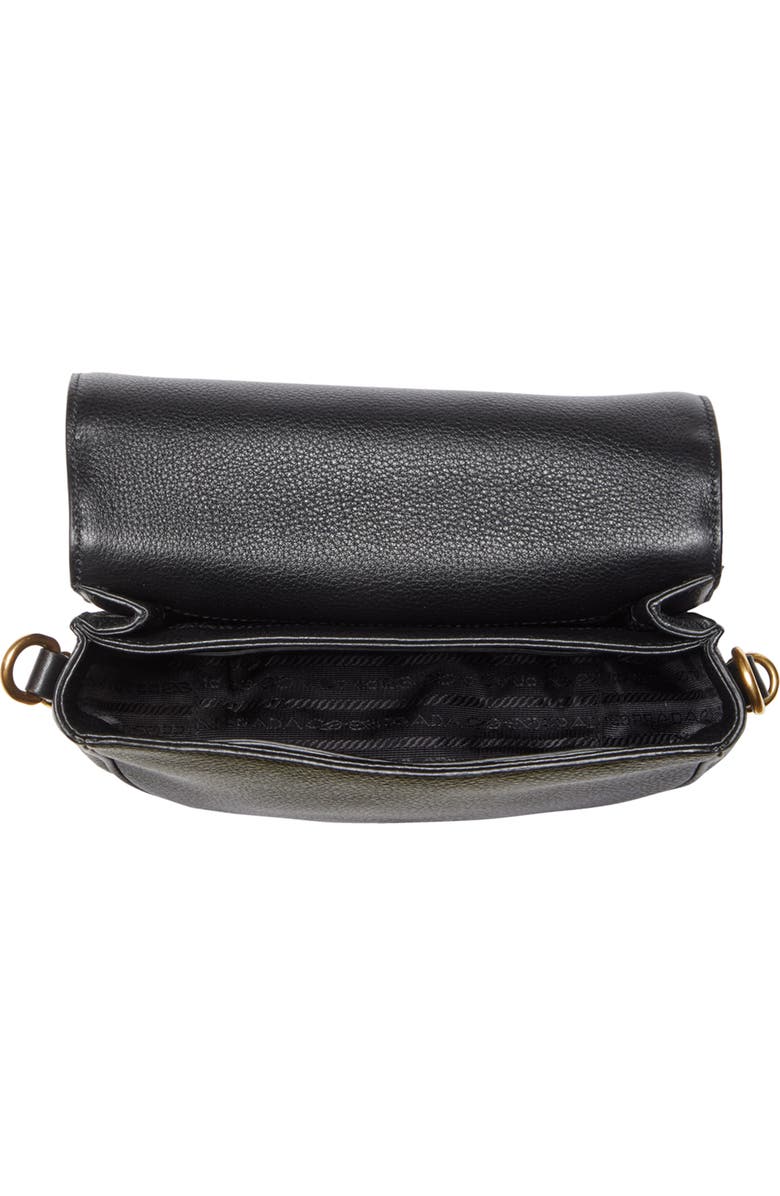 Prada Daino Messenger Leather Crossbody Bag, Alternate, color,