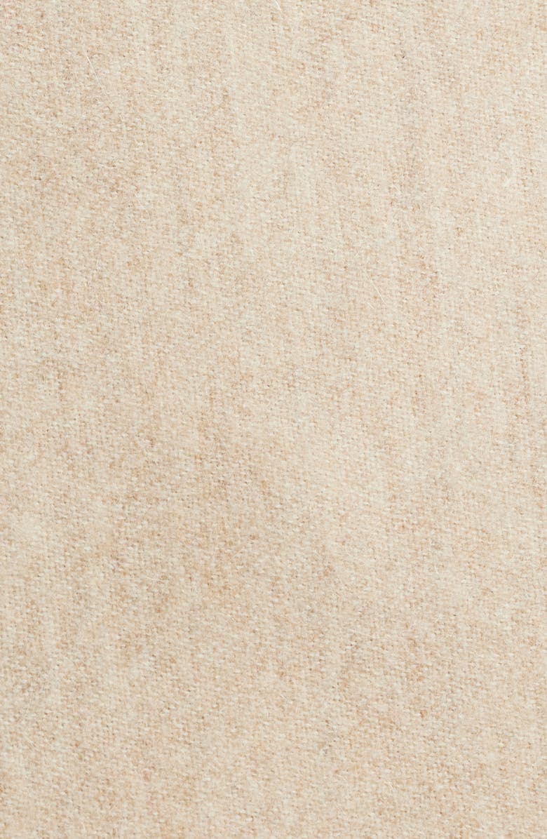 BOSS Pagol Tapered Fit Flat Front Wool & Cotton Blend Cargo Pants, Alternate, color, Open Beige