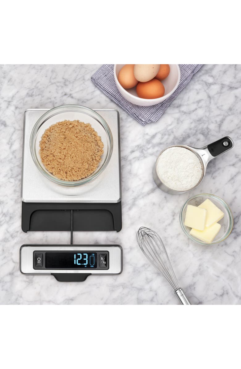 OXO Good Grips Stainless Steel Food Scale with Pull-Out Display, Alternate, color, 