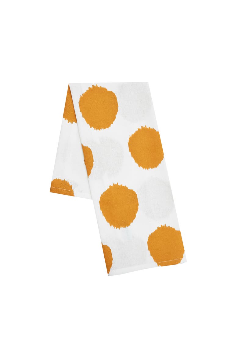 Ochre Dot Towel, Alternate, color, Yellow