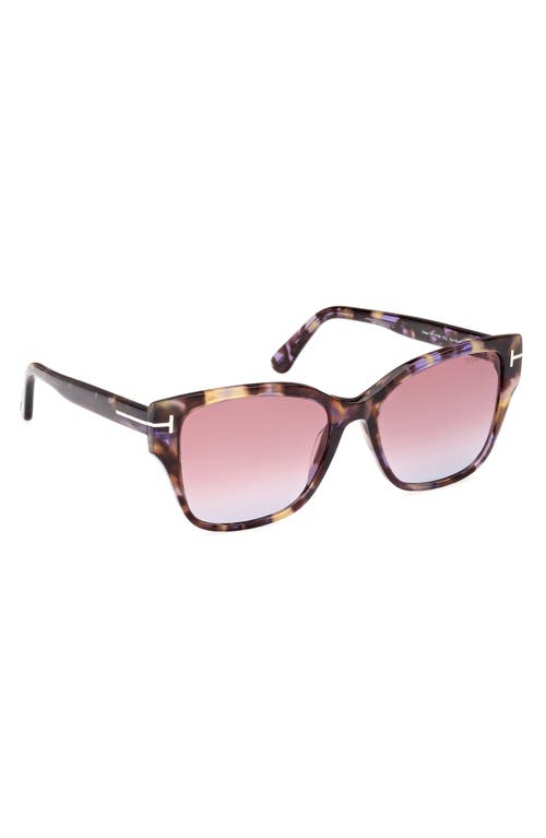 Tom Ford Elsa 55mm Butterfly Sunglasses