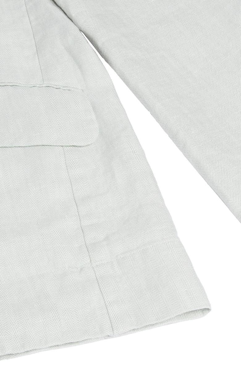 Ted Baker London Radio J Mandarin Collar Linen Blazer, Alternate, color, 