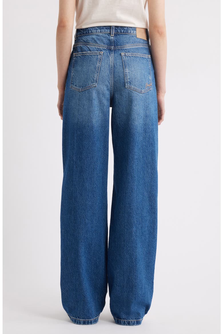 Marlene High Waist Wide Leg Jeans, Alternate, color, BLUE