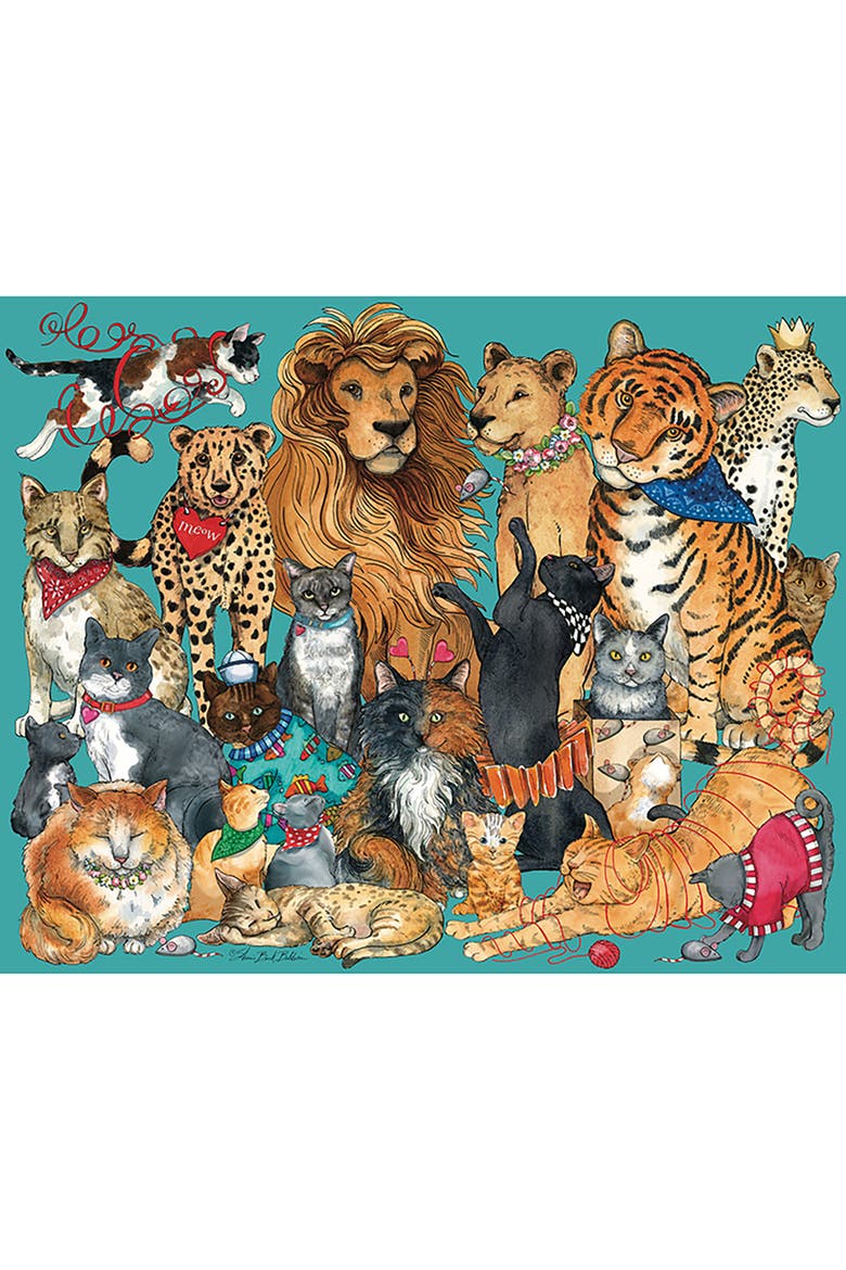 Cats, Cats, Cats by Sherri Buck Baldwin, 24 x 30 Inches, 1000 Piece Puzzle, Alternate, color, Multicolored