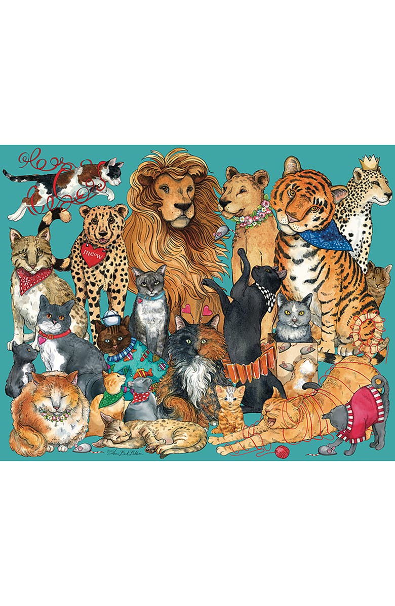 Hart Puzzles Cats, Cats, Cats by Sherri Buck Baldwin, 24 x 30 Inches, 1000 Piece Puzzle, Alternate, color, Multicolored