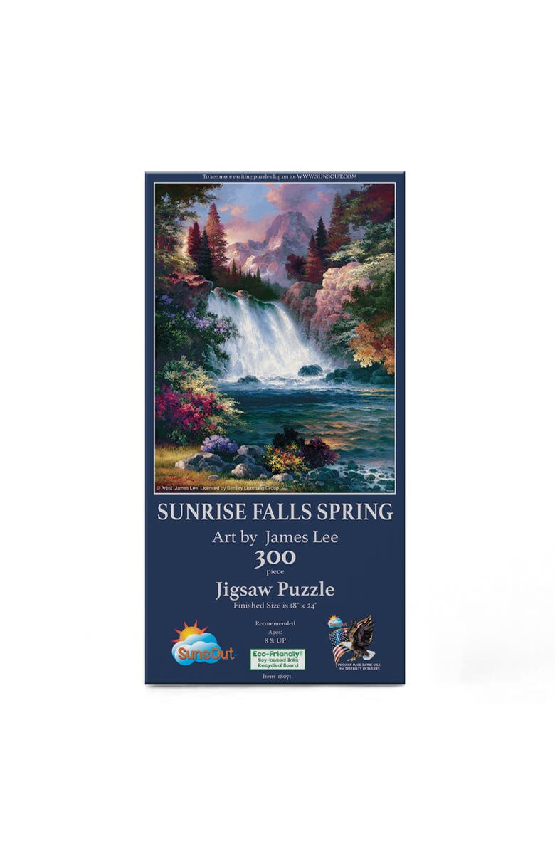 Sunsout Sunrise Falls Spring 300 piece Jigsaw Puzzle for Adults, Alternate, color,
