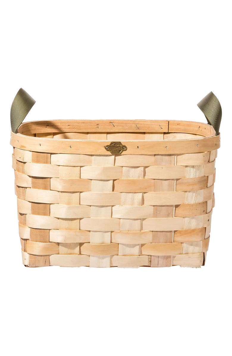 PUEBCO Woven Wood Basket, Main, color,